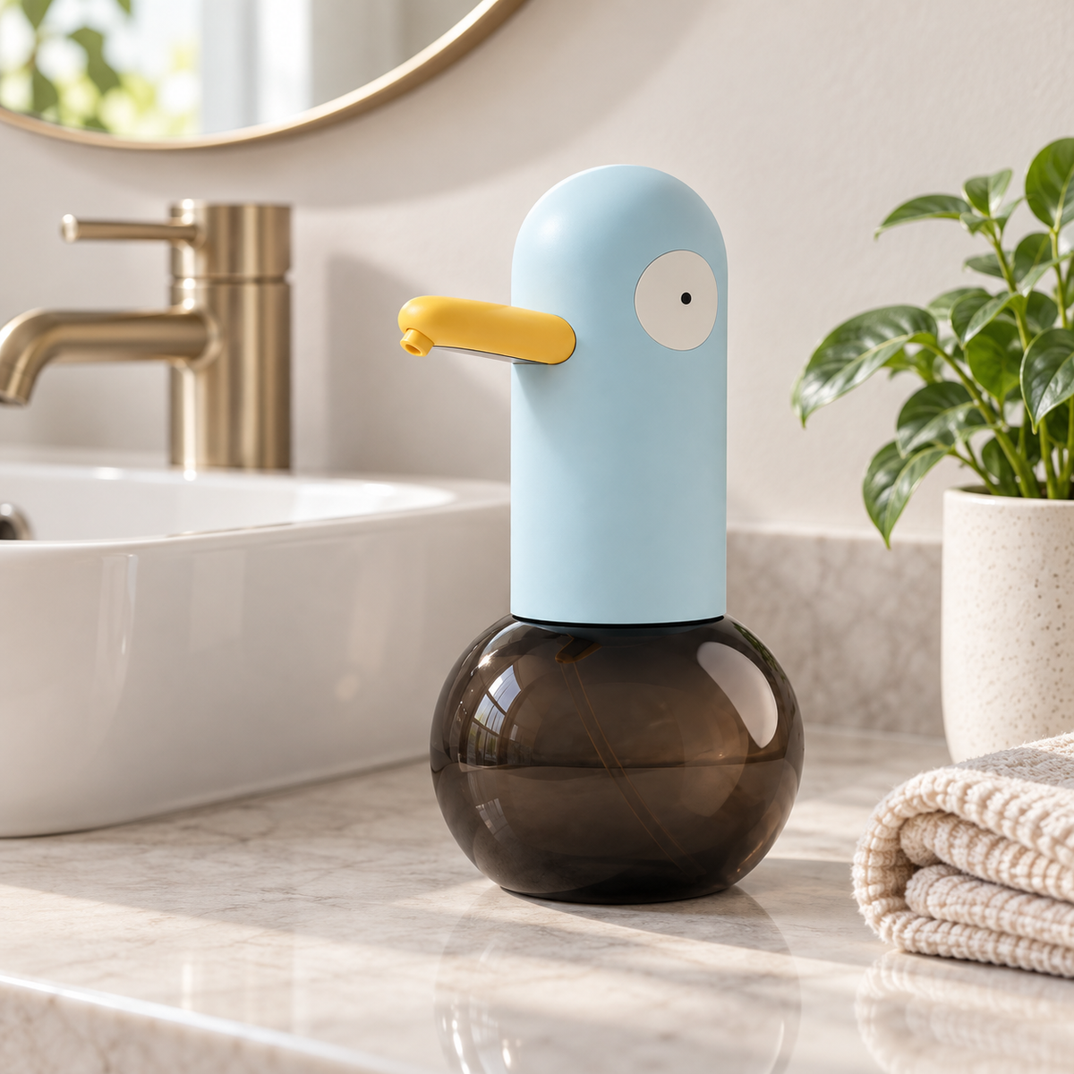 🫧 Automatic Soap Dispenser | Plastic Bathroom | Families Touchless Foam
