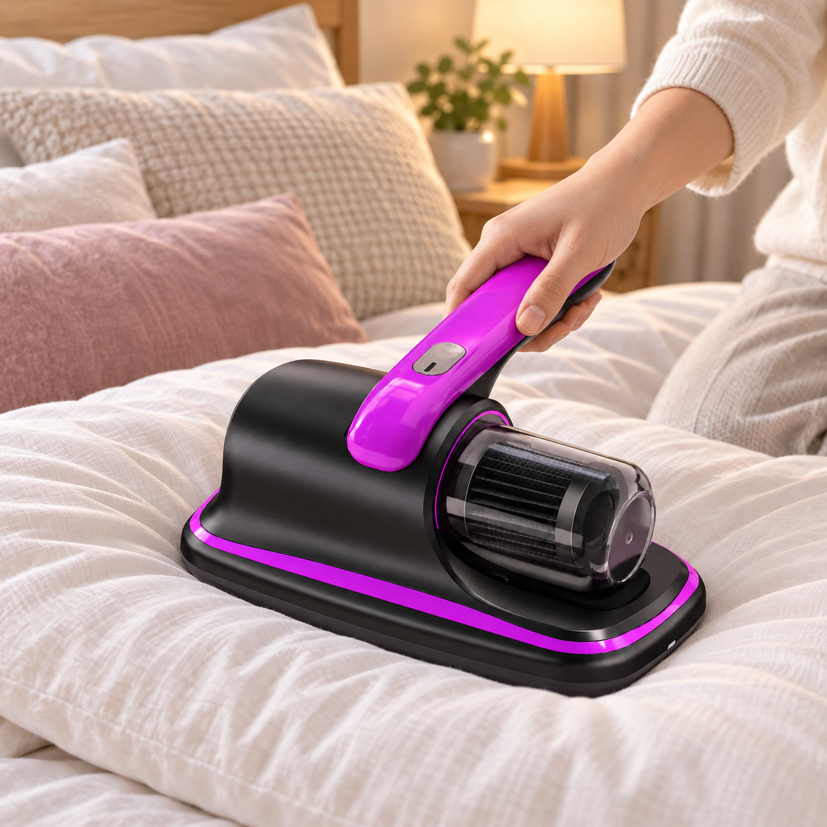 🛏️ Mattress Vacuum | ABS Bedroom | Families Cordless Deep Cleaning