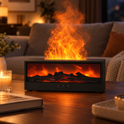 🔥 Flame Humidifier | ABS Bedroom | Homebodies Realistic Fireplace Glow