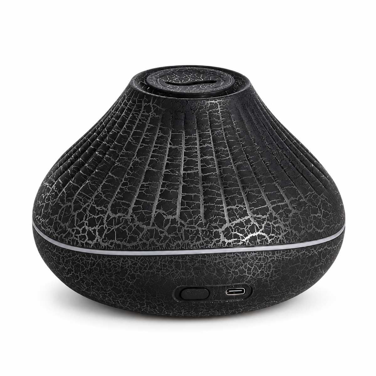 🔥 Aroma Diffuser | Crackle-Finish Living Room | Couples Flame Ambience