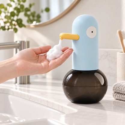 🫧 Automatic Soap Dispenser | Plastic Bathroom | Families Touchless Foam