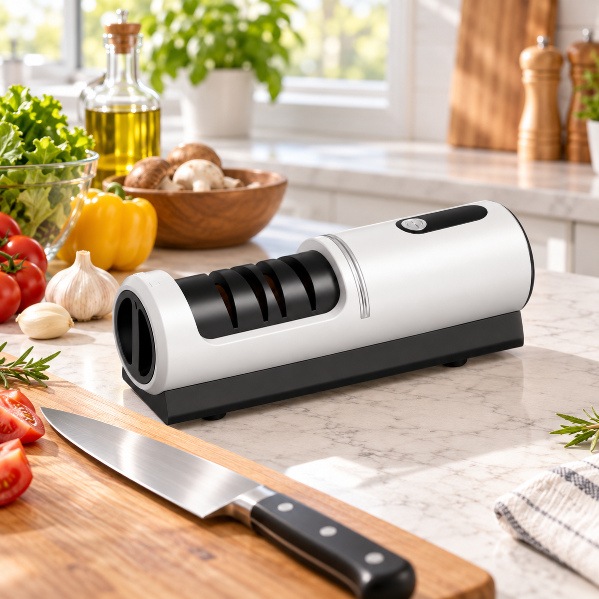 🔪 Electric Knife Sharpener | ABS Kitchen | Home-Cooks Multi-Stage Precision