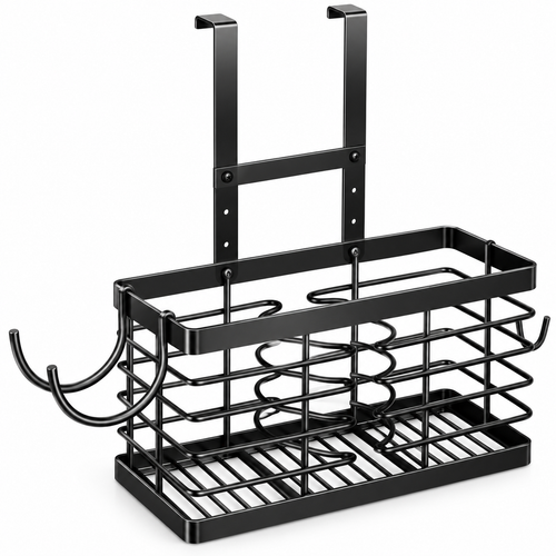 🖤 Hair Organizer | Metal Bathroom | Beauty Lovers Space-Saving Storage