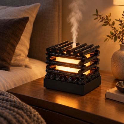 🪵 Aroma Diffuser | Faux-Wood Teahouse | Hosts Flickering Campfire Glow Task 2 — Landing Page Copy