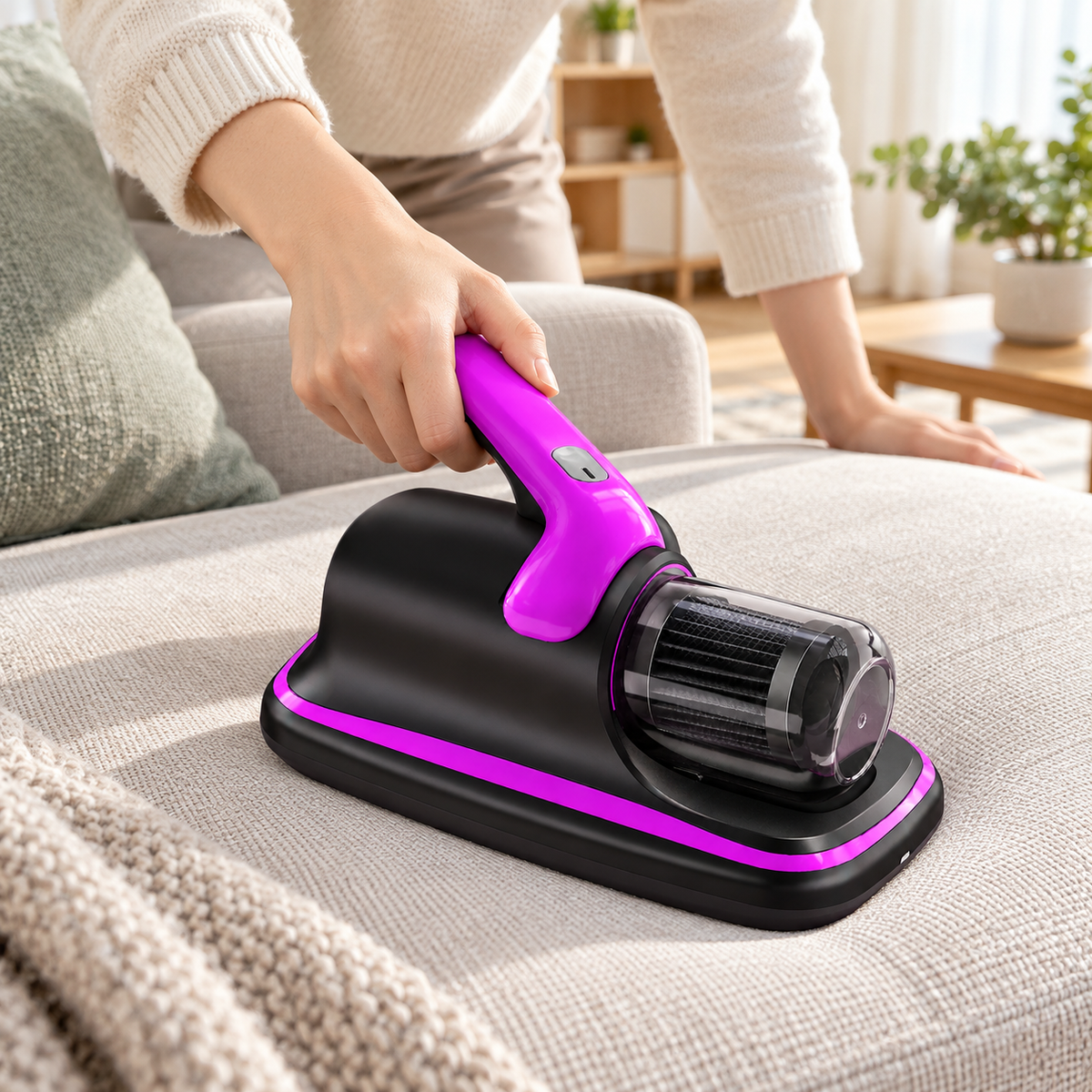 🛏️ Mattress Vacuum | ABS Bedroom | Families Cordless Deep Cleaning