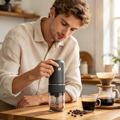 ☕ Coffee Grinder | Metal Kitchen Counter | Brewers Adjustable Precision