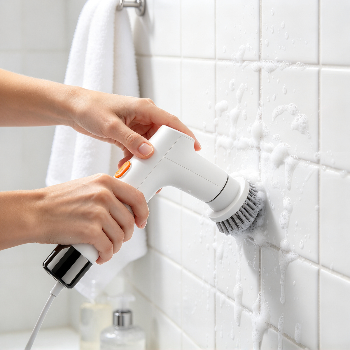🧽 Electric Scrubber | ABS Bathroom Kitchen | Homeowners Cordless Power
