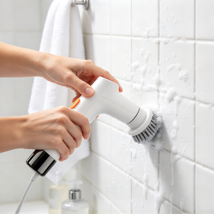 🧽 Electric Scrubber | ABS Bathroom Kitchen | Homeowners Cordless Power