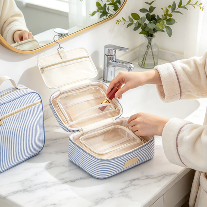 🧳 Travel Toiletry Bag | Waterproof Fabric | Bathroom Travelers Foldable