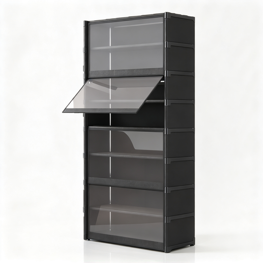 👟 Shoe Cabinet | Panel Entryway | Families | Tall Dustproof Storage
