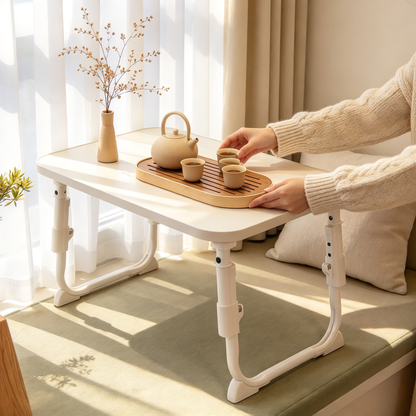 💻 Folding Laptop Desk | Mixed-Material Bedroom | Students | Adjustable Compact
